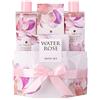 Accentra, Set Regalo Water Rose per Donne, Mamme e Signore Set Coccole per la Cura del Corpo e del Bagno nella rilassante fragranza Water Rose, rosa-bianco