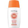 Dermolab - Fluido Protezione Solare Viso e Collo SPF 50+ con Acido Ialuronico, Anti Macchia per Pelli Chiare e Delicate, Contrasta Invecchiamento Cutaneo e Raggi UVA, Resistente all'Acqua, 40ml