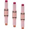 Revolution Beauty London Makeup Revolution, Blush & Highlight Stick, Golden Shine, Fard e Highlighter per il viso, 4,3g (Confezione da 3)