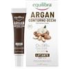 Equilibra Viso, Contorno Occhi a Base di Olio di Argan, di Mandorle Dolci e di Vinaccioli, Estratto di Gardenia, Acido Ialuronico, Vitamina E, Olio di Karité e di Ribes Nero,15 ml