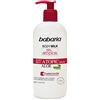 Babaria - Leche Corporal Hidratante Para Pieles Atópicas, Con Aloe Vera, Pantenol y Vitamina E, Vegano - 400 ml