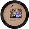 Manhattan Lasting Perfection Compact Make up Polvere Trucco ad alto potere coprente per una finitura naturale opaca Fb. 009 Honey 7g