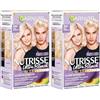 Garnier Nutrisse sbiancante per ogni capello, crema sbiancante per sbiancamento fino a 9 livelli e contro la sfumatura gialla, ultra sbiancante, D4+ (Confezione da 2)