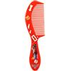 DISNEY PIXAR - Pettine Districante Bambini Flash McQueen - Denti Morbidi Anti-Nodi - Design Cars Rosso/Nero - Leggero e Resistente - Prodotto Ufficiale