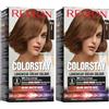 Revlon ColorStay Longwear Cream Hair Color, Colorazione Permanente, Ultra-Nutriente, Senza Siliconi E Oli Minerali, Copertura Capelli Bianchi, Fino A 8 Settimane - 6.3 Caramello, 165ml