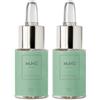 MUHA' | Olio Essenziale, Idrosolubile per Lampada ad Ultrasuoni, Fragranza Cuoio e Frutti, Formato da 15 ml (Confezione da 2)