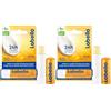 Labello Sun Protect SPF 50, cura delle labbra impermeabile ad alta protezione solare, cura delle labbra senza olio minerale con burro di karitè, vitamine e oli naturali (4,8 g) (Confezione da 2)