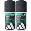 Adidas, Fresh Endurance Deodorante Roll-on Anti-traspirante Uomo, 72 Ore di Protezione, Formula Vegana e Senza Alcol, 50ml (Confezione da 2)