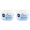 NIVEA Care Maxi Nutrimento Profondo Crema nutriente leggera per viso, mani e corpo in confezione da 800 ml, Crema idratante multiuso con Microsfere di Cera ad Idrodispersione