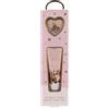 Accentra Set bagno ROMANTIC DREAMS in confezione regalo con 30 ml gel doccia e portachiavi, regalo di Natale per donna, profumo Rosa Té & Velluto, colore Rosa/Oro