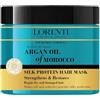 LORENTI TOKYO & SEOUL Argan Olio Hair Care Mask 500 ml | Maschera per capelli con olio di argan | cura intensiva per capelli fragili e secchi danneggiati | cura intensiva dei capelli
