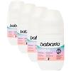 Babaria Desodorante Roll-On Invisible 50Ml (Confezione da 4)