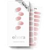 ohora Strisce per unghie in gel semipolimerizzato (N Milk Rose) - Funziona con qualsiasi lampada per unghie, qualità professionale, lunga durata, facile da applicare e rimuovere - Rosa