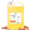 B.O.T cosmetic & wellness Olio di Mandorle Biologico, Estratto a Freddo, Puro, Naturale. Olio per Massaggi, Capelli e Ciglia, Idratante Corpo (Mani, Unghie), Viso (Anti-Aging), Smagliature in Gravidanza - 5000 ml 5 L