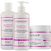 Kerargan - Trio Volumizzante Shampoo, Balsamo & Maschera alla Biotina & Collagene per Capelli Piatti, Sottili e Spenti - Senza Solfati, OGM, Silicone, Olio Minerale - 3x500ml+1x100ml