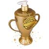 accentra Trofeo dispenser di sapone Accentra, sapone per le mani MIGLIORE DEL MONDO in look trofeo, 470 ml in dispenser a pompa, sapone liquido, fragranza: tè bianco, idea regalo, mamma, papà, colleghi, amici