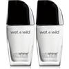 Wet n Wild, Wild Shine Nail Color, Smalto per Unghie Senza Formaldeide, Toluene e Ftalati, Formula di Lunga Durata e che si Asciuga Rapidadamente, French White Crème (Confezione da 2)