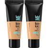 Maybelline, fondotinta Fit Me per minimizzare i pori (Confezione da 2)
