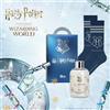 DIAMOND INTERNATIONAL HARRY POTTER NOX | Confezione Regalo, Shower Gel 300ml e Calzini Ufficiali 'Hogwarts', Blu-Grigio