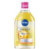 NIVEA Acqua Micellare Skin Glow 400 ml, Struccante viso e occhi con 5% siero + Aminoacid Complex, Detergente viso, occhi e labbra senza risciacquo per pelli spente e sensibili