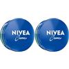 NIVEA Crema lattina universale crema idratante classica per tutti i tipi di pelle, ricca cura della pelle con eucerite correlata alla pelle (400 ml)