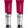 Vitalcare | Professional - Colorazione Permanente Professionale, Crema Colorante Capelli, Tintura Capelli con Proteine della Seta, n° 6/3, Biondo Scuro Dorato, 100ml (Confezione da 2)