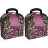 Tesori d'Oriente, Orchidea Imperiale Set Regalo da Viaggio, Include Profumo Aromatico 100 ml, Crema Corpo Idratante 75 ml, e Pochette Elegante, Fragranze con Note Durevoli di Violetta e Ambra