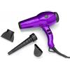 Diva Pro Styling Ultima 5000 Pro Asciugacapelli Professionale Con Condizionamento Ionico, 2200 W, Viola - 1 Unità