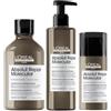 L'Oréal Professionnel Paris L'Oréal Professionnel Routine con Shampoo, Balsamo Liquido e Crema Senza Risciacquo, Per Tutti i Tipi di Capelli Danneggiati, Aiuta a Riparare i Danni, Absolut Repair Molecular, SERIE EXPERT