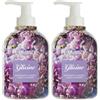 L'AMANDE - Sapone Liquido Mani e Corpo Fresco Fiorito con Mimosa e Gelsomino, Bagnoschiuma Gel Detergente Agrumato Limone e Ribes Nero, Sapone Mani e Docciaschiuma Delicato e Naturale - Glicine 300 ml