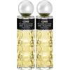 PARFUMS SAPHIR California De Saphir - Eau de Parfum con - Profumo per Uomo - 200 ml (Confezione da 2)
