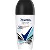 Rexona Nonstop Protection Deo Roll-On Invisible Aqua Anti Transpirant con 72 ore di protezione deodorante e sudore contro residui bianchi e macchie gialle sui vestiti, 50 ml (Confezione da 5)