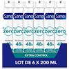 SANEX - Spray deodorante 0% Extra Control - Deodorante per uomo e donna - Efficace 48 ore - Senza alcool, senza sali di alluminio - Confezione da 6 x 200 ml