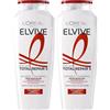 L'Oreal Paris L'Oréal Paris Elvive Total Repair 5 Repair - Shampoo per capelli danneggiati, 400 ml (Confezione da 2)