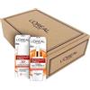L'Oreal Paris L'Oréal Paris Vitamina C Duo: vitamina C siero e fluido anti UV, cura del viso, contro i primi segni dell'invecchiamento, Revitalift Clinical, 2 pezzi.
