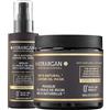 Kerargan - Duo Anti-Caduta Maschera e Siero all'Olio di Ricino Per Capelli Secchi, Fragili e Devitalizzati - Rinforza e Favorisce la Crescita - Senza Solfati, Oli Minerali e OGM - 500ml + 100ml