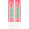 Essence Cosmetics Juicy Bomb Glossy Butter Balsamo Labbra, Naturale, Lucida, Rugiadosa, 2.5 g (Confezione da 2)
