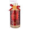 Accentra Sapone liquido BODY LUXURY 290 ml con dosatore, regalo donna Natale, profumo orchidea dorata, colore rosso/oro