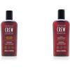 American Crew Set Shampoo+Balsamo American Crew, Daily Deep Moisturizing Shampoo+ Daily Moisturizing Conditioner, per Capelli da Normali a Secchi, 250ml+250ml
