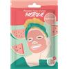 French Tendance Maschera in tessuto viso anguria, cura nutriente e idratante, cura espressa in 10 minuti, per pelle morbida e brillante, routine skincare viso e bellezza, francese trend