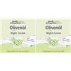 Medipharma Cosmetics Olivenol Night Cream - Crema Viso Notte Antirughe Idratante 50 ml - Trattamento Anti Età con Olio d'Oliva, Olio di Jojoba e Burro di Karitè per Pelle Secca (Donna e Uomo)