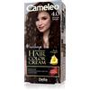 Delia Cosmetics Cameleo - Omega Plus - Tinta per Capelli - Marrone medio - Colore Profondo, Duraturo - Colorazione Permanente - Protezione per i Capelli - Kit Completo per la Colorazione - 50ml