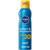 Nivea Sun NIVEA Protect & Dry Touch Invisible Spray SPF 30, 200 ml, l'imballaggio può variare