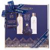 Accentra Set da bagno SALSA ESSENCE OF BEAUTY per donne, lozione, gel, esfoliante, spugna a rete, fragranza Tè Bianco e Neroli, confezione regalo, lusso per donne
