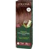 LOGONA Naturkosmetik Colore per capelli vegetali crema 220 rosso vinaccia, colore rosso naturale con henné, crema colorante vegana per una colorazione duratura, colorazione delicata per capelli