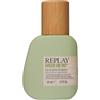 Replay Green On Me Woman Eau de parfum donna, 30 ml - Profumo da donna fresco e floreale con note di bergamotto, fiori d'arancio e vaniglia - Fragranza naturale, luminosa e avvolgente