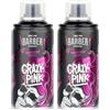 barber marmara lacca colorata per parrucchieri - 150ml - lacca colorata per capelli per acconciature carnevale, Halloween e feste a tema - tinture per capelli lavabili - Color Spray (Crazy Pink)