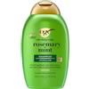 OGX Refreshing scalp+ Rosemary Mint Shampoo (385 ml) per capelli chiarificante che aiuta a rimuovere in modo visibile oli e residui, per tutti i tipi di capelli, in particolare per capelli grassi