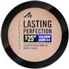 Manhattan Lasting Perfection Compact Make up Polvere Trucco ad alto potere coprente per una finitura naturale opaca Fb. 004 Rose Avory, 7 g