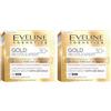 Eveline Cosmetics Gold Lift Expert Crema-Siero Levigante di Lusso con Oro 24k 30+ | Tecnologia Rivoluzionaria Fili Lifting Non-Invasivi (Confezione da 2)